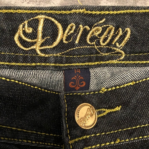 House of Dereon Dereon Flare Denim Jeans - Picture 2 of 5